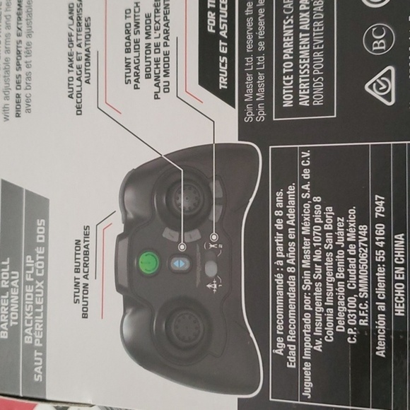 Air Hogs 2in1 Extreme Air Transformable RC Stunt Board to Paraglider new - Picture 7 of 10